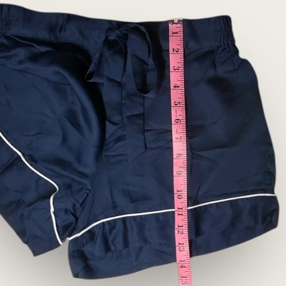 NWT | Ettitude | Signature Sateen Shortie | Ocean/White | Small - Picture 12 of 13